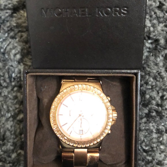 Authentic Michael Kors rose gold watch